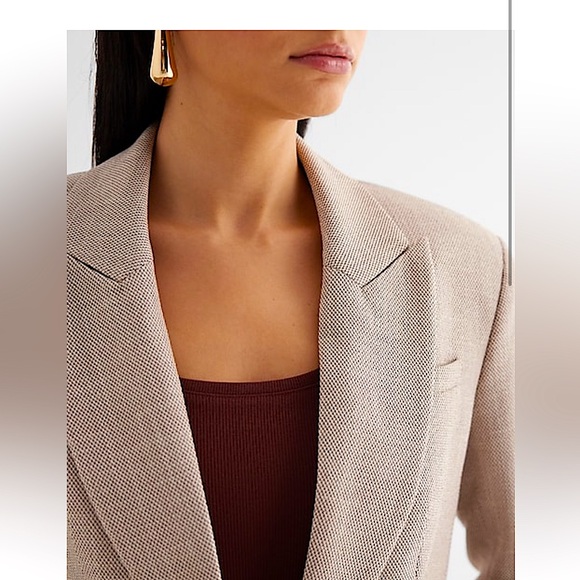 NWT Express Oversized Women’s Multicolor Blazer XS - Picture 2 of 6